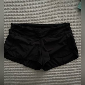 Lululemon size 8 black shorts